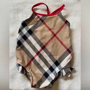 Burberry Infant One Piece Swimming Suit